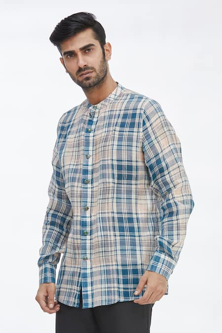 Gaurav Katta Checkered Shirt 