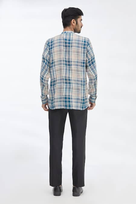Gaurav Katta Checkered Shirt 