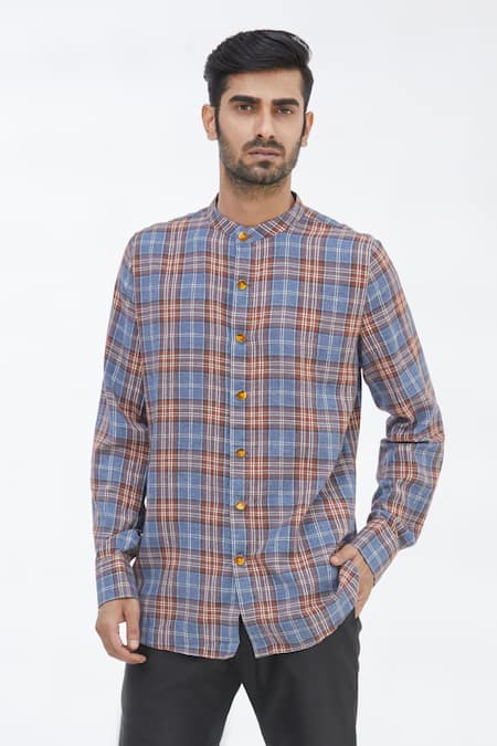 Gaurav Katta Checkered Shirt 