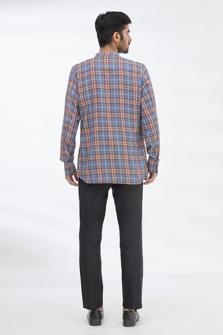 Gaurav Katta Checkered Shirt 