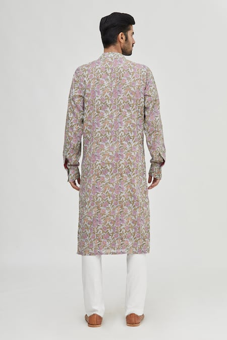 Gaurav Katta Printed Cotton Kurta 