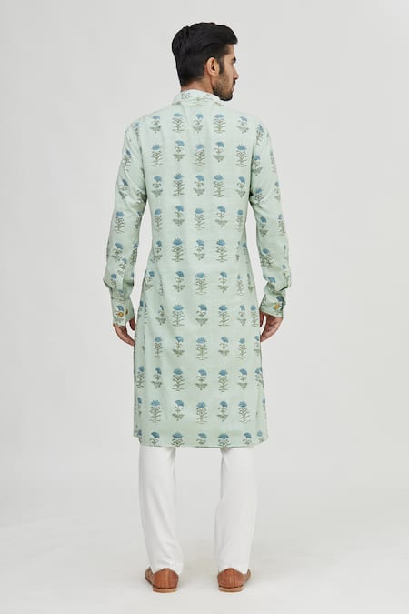 Gaurav Katta Printed Cotton Kurta 