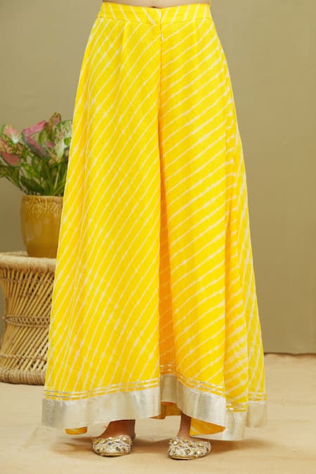 Shop_Samyukta Singhania_Green Kota Doriya Sleeveless Kurta Set_Online_at_Aza_Fashions
