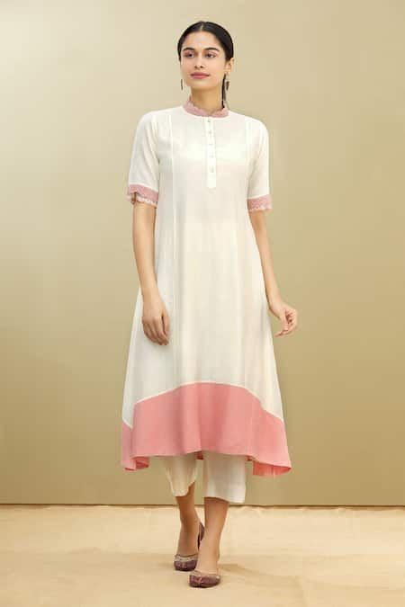 Brij Mandarin Collar Tunic 