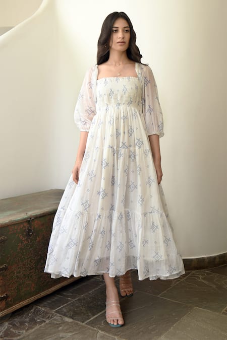 Taro Handwoven Cotton Dress 