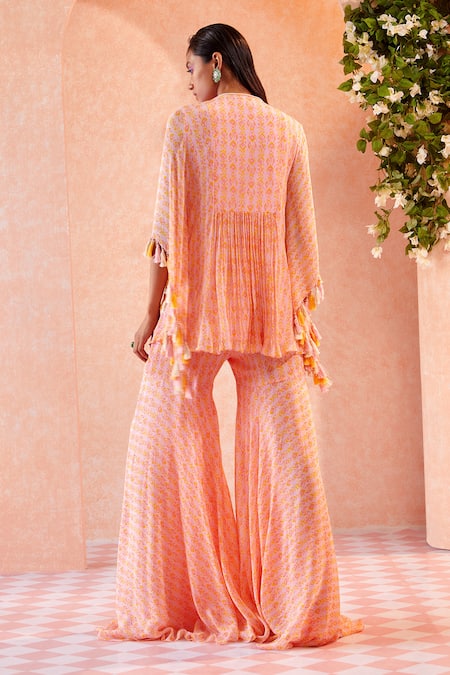 Ridhi Mehra Floriana Kaftan Kurta & Sharara Set 