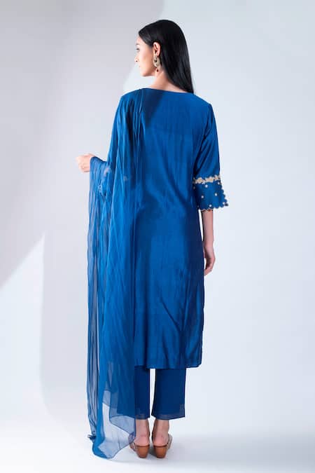 Asha Gautam Chanderi Silk Kurta Set 