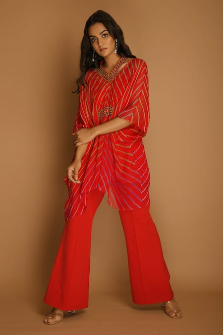 K-Anshika Printed Kaftan & Pant Set 