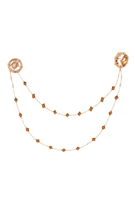 Esme By Aashna Dalmia Swarovski Studded Brooch 