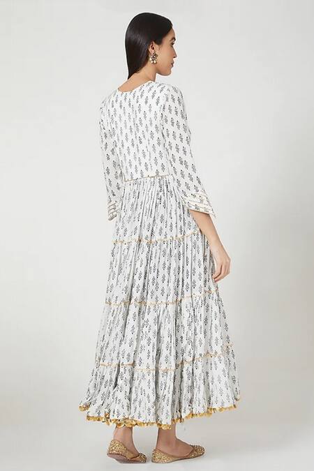 Yuvraani Jaipur Printed Anarkali Set 