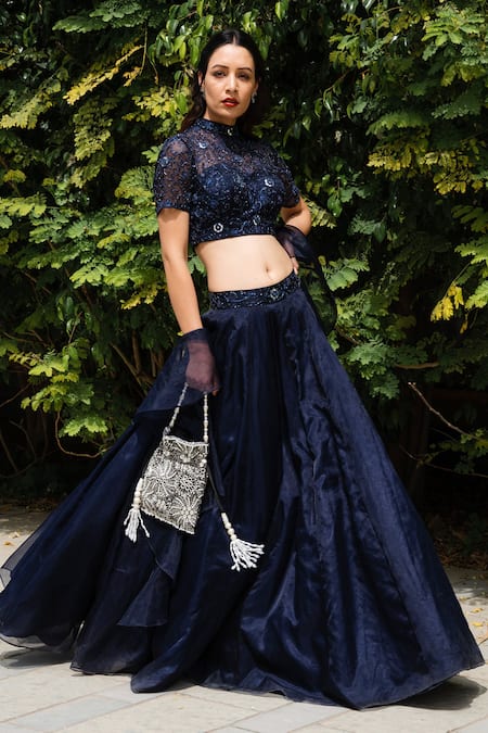 Rashika Sharma Organza Lehenga Set 