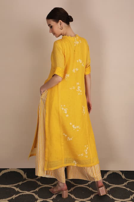 Arcvsh By Pallavi Singh Linen Printed Tunic 