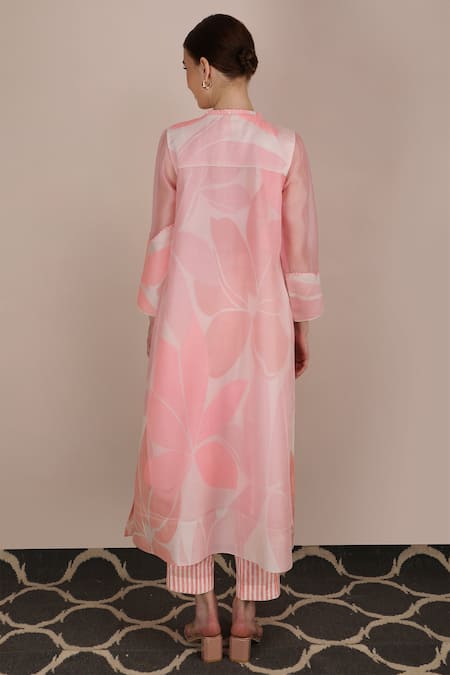 Arcvsh By Pallavi Singh Floral Print Layered Tunic 