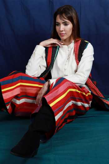 Buy_KA-Sha_Multi Color Upcycled Reversible Patchwork Jacket_Online_at_Aza_Fashions