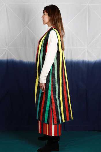 Shop_KA-Sha_Multi Color Upcycled Reversible Patchwork Jacket_Online_at_Aza_Fashions