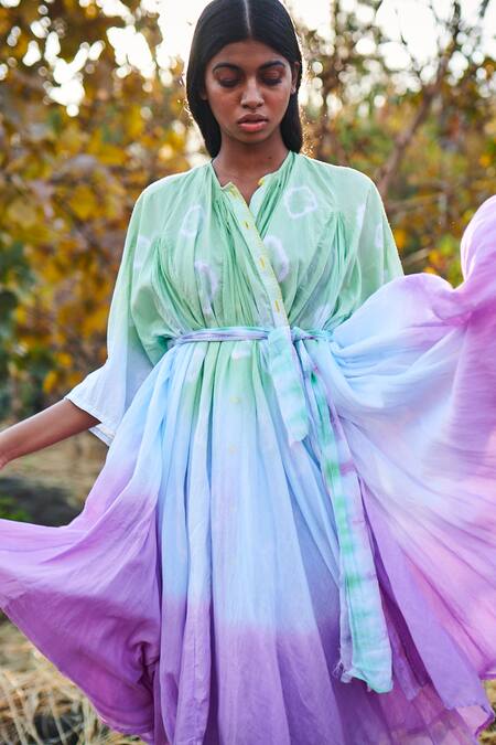 KA-Sha Multi Color Mul Dip Dye Jacket 4