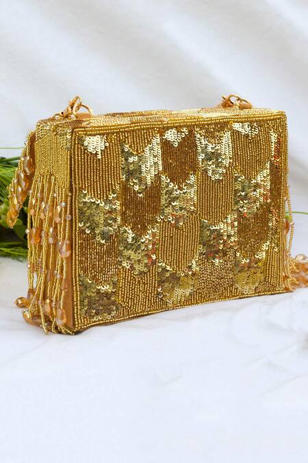EENA Dishi Tassel Clutch with Sling 