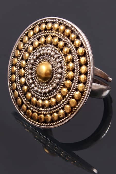 Noor Handcrafted Circular Ring 