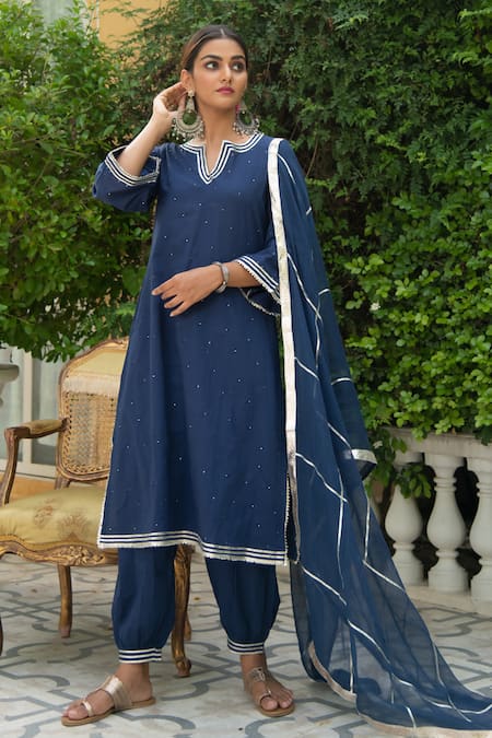 Maison Shefali Cotton Kurta Set 
