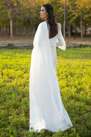 Maison Shefali Crushed Cotton Kurta Set 