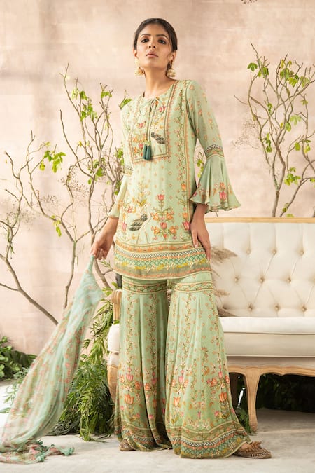 Kalista Printed Sharara Set 