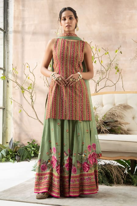 Kalista Printed Gharara Set 