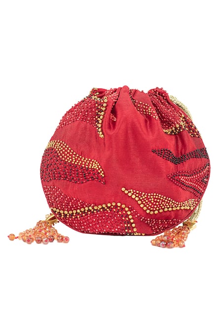 The Garnish Company  Embroidered Potli Bag 