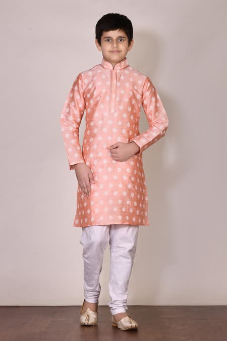 Arihant Rai Sinha Silk Printed Kurta Set 