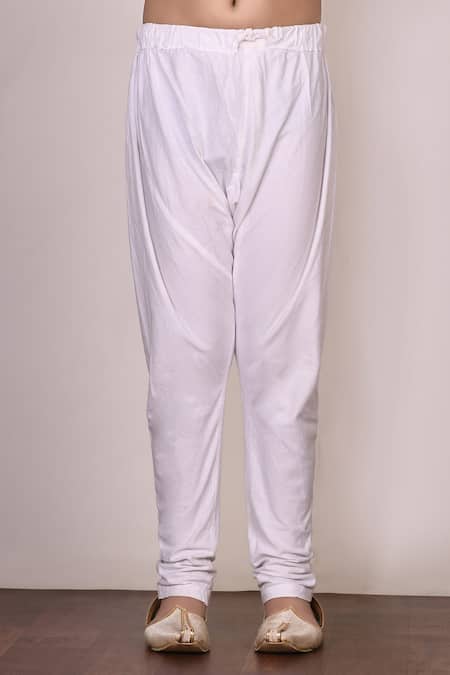 Petite Pomme Blue Silk, Cotton Embroidery Kurta Set at Aza Fashions Petite Pomme_Blue Silk, Cotton Embroidery Kurta Set _at_Aza_Fashions