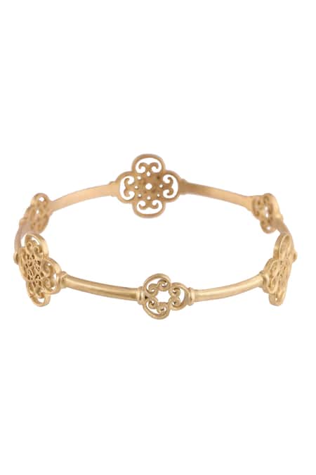 Buy Zariin 22kt Filigree Bangle Single Pc Online at Aza Fashions Buy_Zariin_22kt Filigree Bangle Single Pc _Online_at_Aza_Fashions
