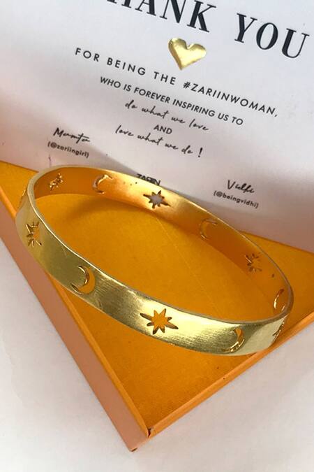 Buy Zariin 22kt Cutout Bracelet Cuff Single Pc Online at Aza Fashions Buy_Zariin_22kt Cutout Bracelet Cuff Single Pc _Online_at_Aza_Fashions
