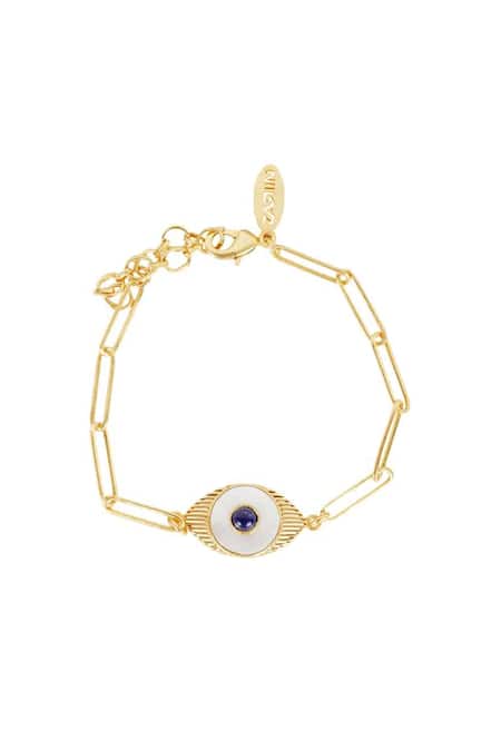 Zariin 22kt Evil Eye Bracelet 