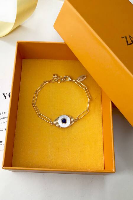 Buy Zariin 22kt Evil Eye Bracelet Online at Aza Fashions Buy_Zariin_22kt Evil Eye Bracelet _Online_at_Aza_Fashions