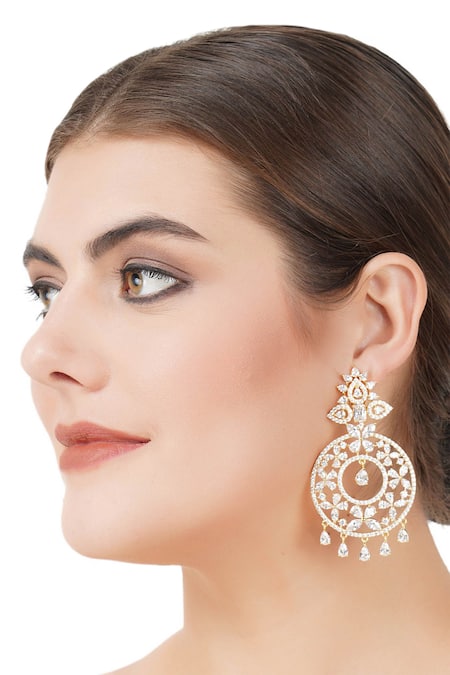 Auraa Trends Studded Chandbali 