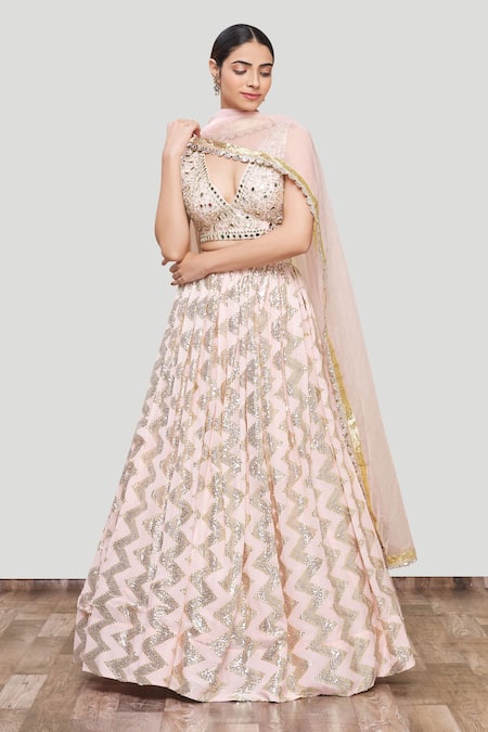 Neha Khullar Embroidered Lehenga Set 