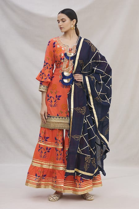 Kunwaraniritu Printed Kurta Set 