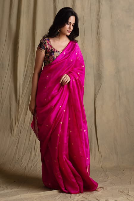 Priyanka Raajiv Chanderi Handwoven Saree 