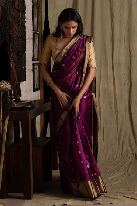 Priyanka Raajiv Chanderi Embroidered Saree 
