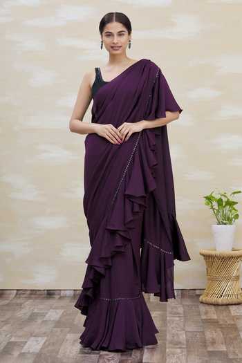 Kommal Sood Ruffle Saree 