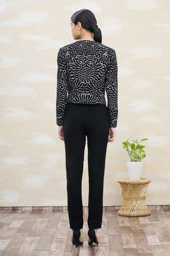 Kommal Sood Textured Jacket & Trouser 