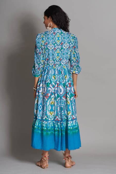 Payal Jain Ikat Print Dress 