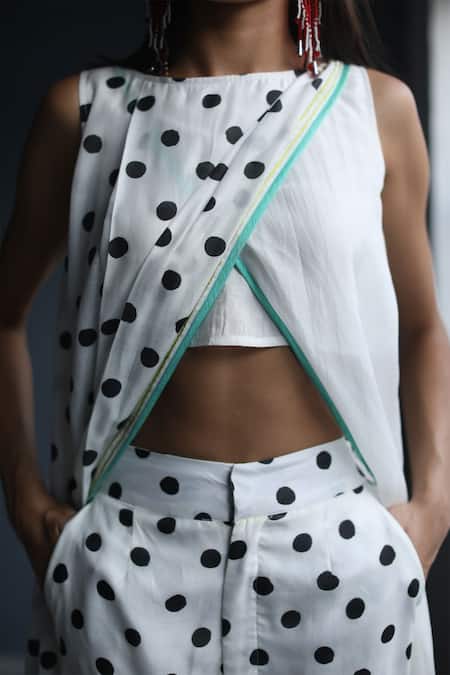 Shop Rajiramniq White Cotton Silk Embroidery Round Printed Kurta And Pant Set Online at Aza Fashions Shop_Rajiramniq_White Cotton Silk Embroidery Round Printed Kurta And Pant Set _Online_at_Aza_Fashions