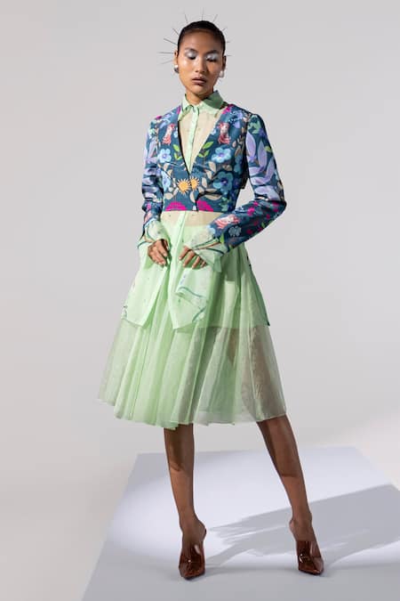 Limerick By Abirr N' Nanki Printed Jacket 