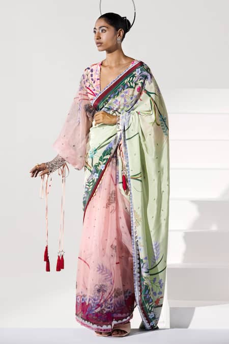 Limerick by Abirr N' Nanki Printed Saree 