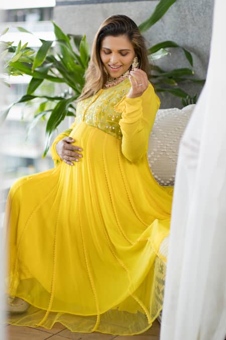 Nadima Saqib Embroidered Anarkali Set 