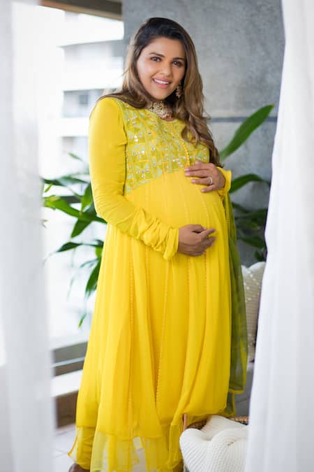 Nadima Saqib Embroidered Anarkali Set 