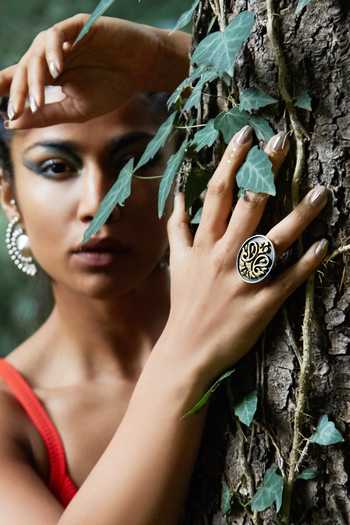 Buy Sangeeta Boochra Gold Plated Cut Work Handcrafted Ring Online at Aza Fashions Buy_Sangeeta Boochra_Gold Plated Cut Work Handcrafted Ring _Online_at_Aza_Fashions