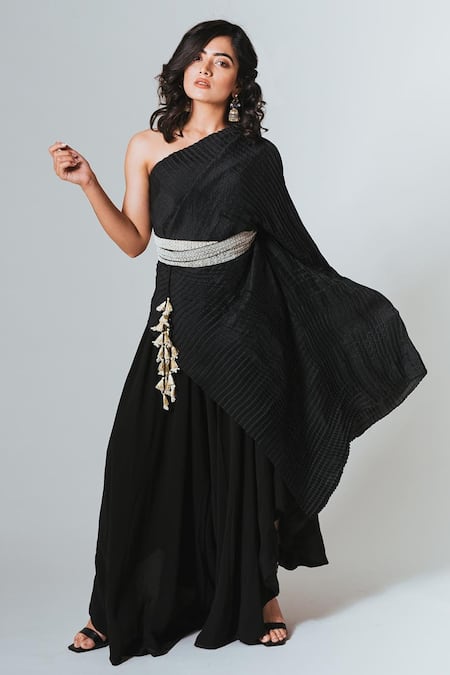 Sangeeta Boochra Stone Drop Jhumkas 