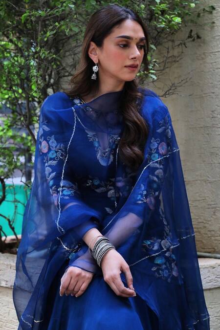 Sangeeta Boochra_Silver Plated Cut Work Handcrafted Danglers _Online_at_Aza_Fashions