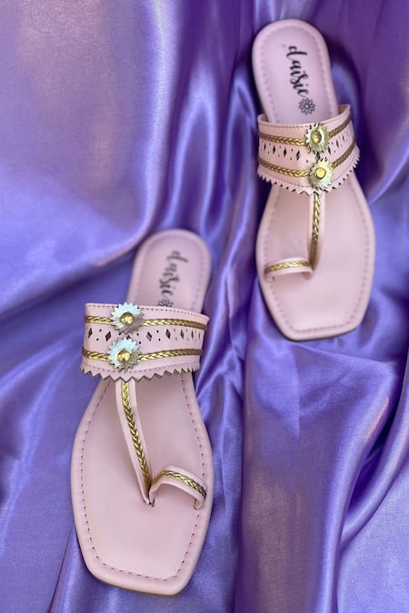 Daisie Embellished Kolhapuri Flats 